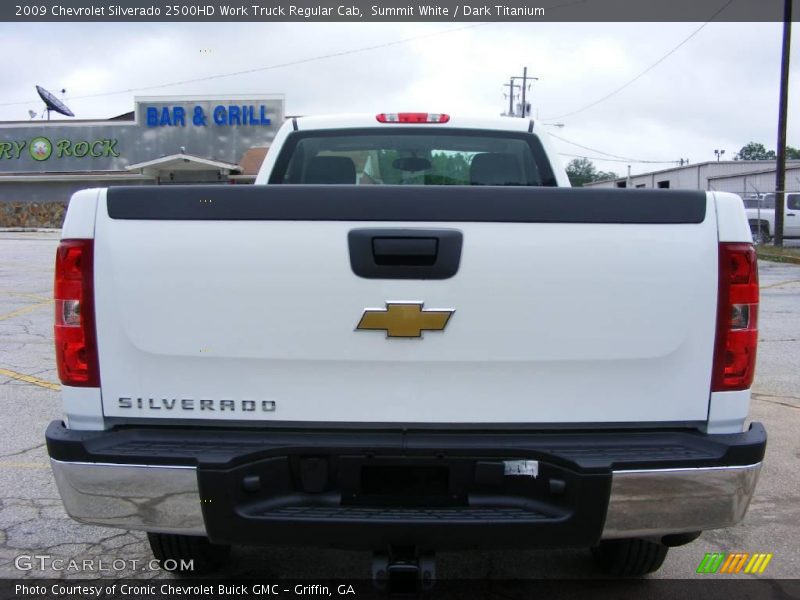 Summit White / Dark Titanium 2009 Chevrolet Silverado 2500HD Work Truck Regular Cab