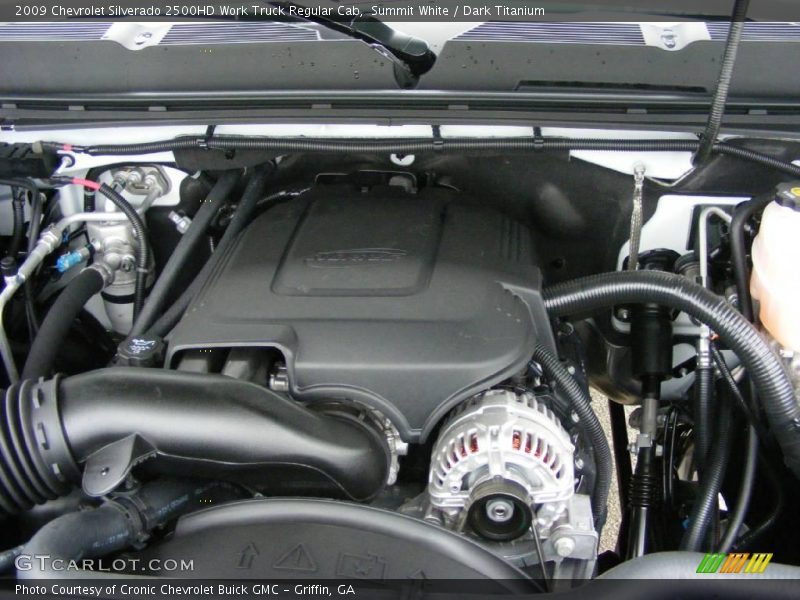 Summit White / Dark Titanium 2009 Chevrolet Silverado 2500HD Work Truck Regular Cab