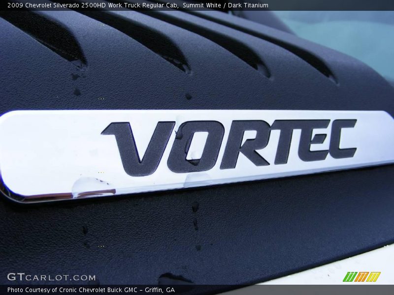 Summit White / Dark Titanium 2009 Chevrolet Silverado 2500HD Work Truck Regular Cab