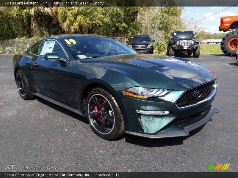 Dark Highland Green / Ebony 2019 Ford Mustang Bullitt