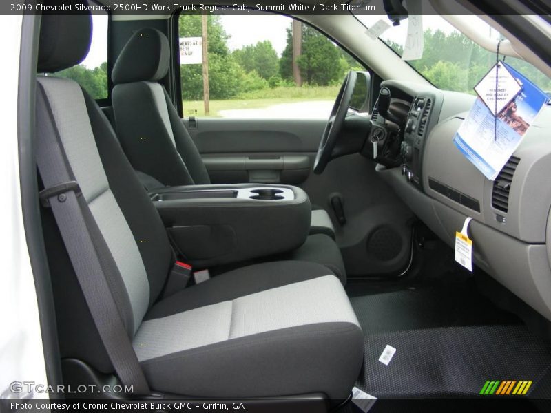Summit White / Dark Titanium 2009 Chevrolet Silverado 2500HD Work Truck Regular Cab