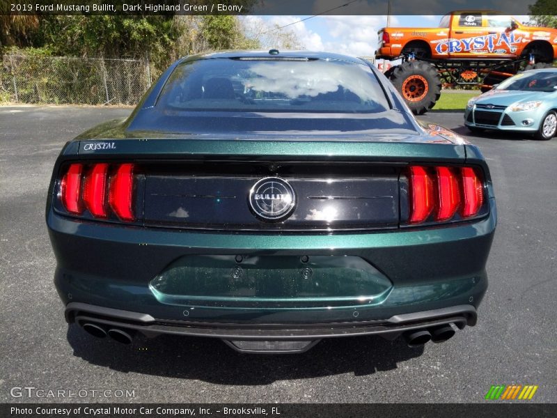 Dark Highland Green / Ebony 2019 Ford Mustang Bullitt