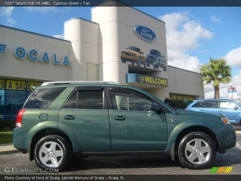 Cypress Green / Tan 2007 Saturn VUE V6 AWD