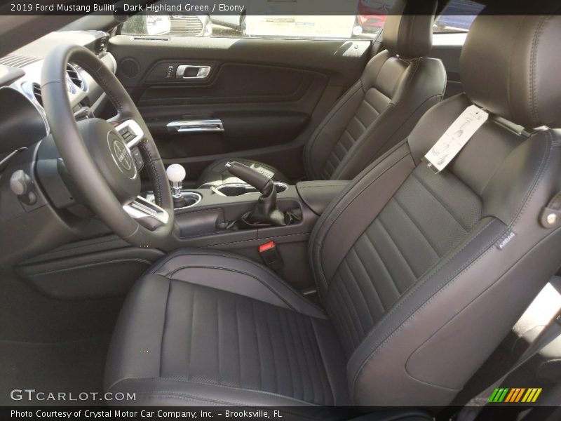 Front Seat of 2019 Mustang Bullitt