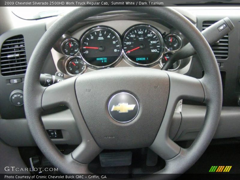 Summit White / Dark Titanium 2009 Chevrolet Silverado 2500HD Work Truck Regular Cab