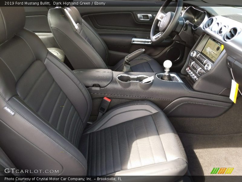 Front Seat of 2019 Mustang Bullitt
