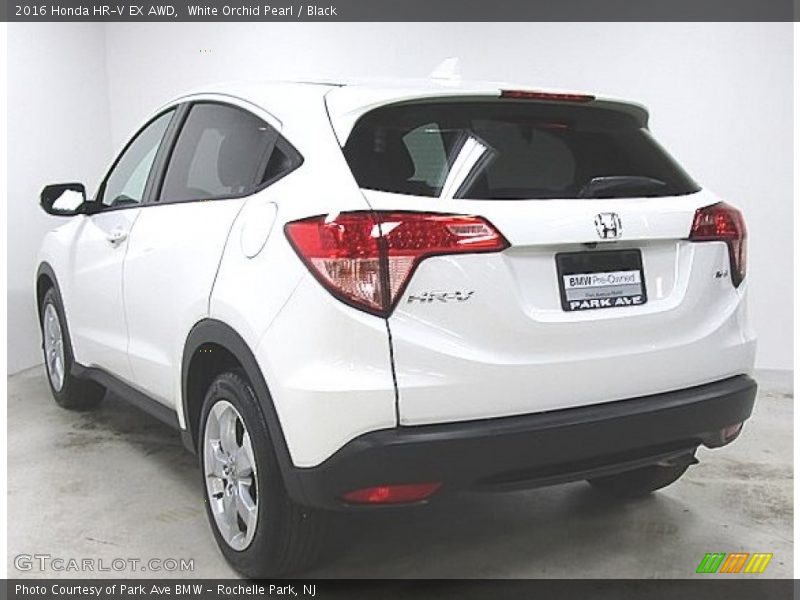 White Orchid Pearl / Black 2016 Honda HR-V EX AWD