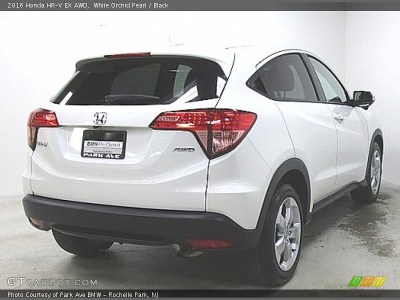 White Orchid Pearl / Black 2016 Honda HR-V EX AWD