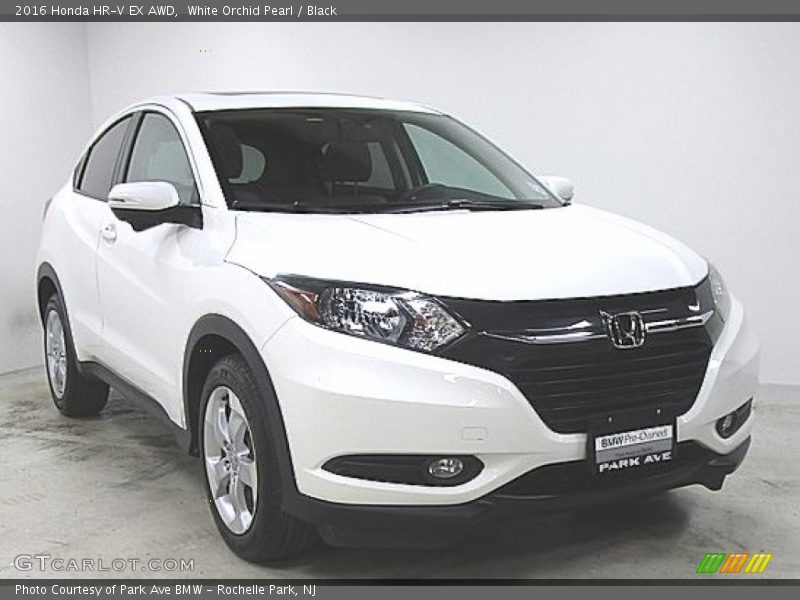 White Orchid Pearl / Black 2016 Honda HR-V EX AWD