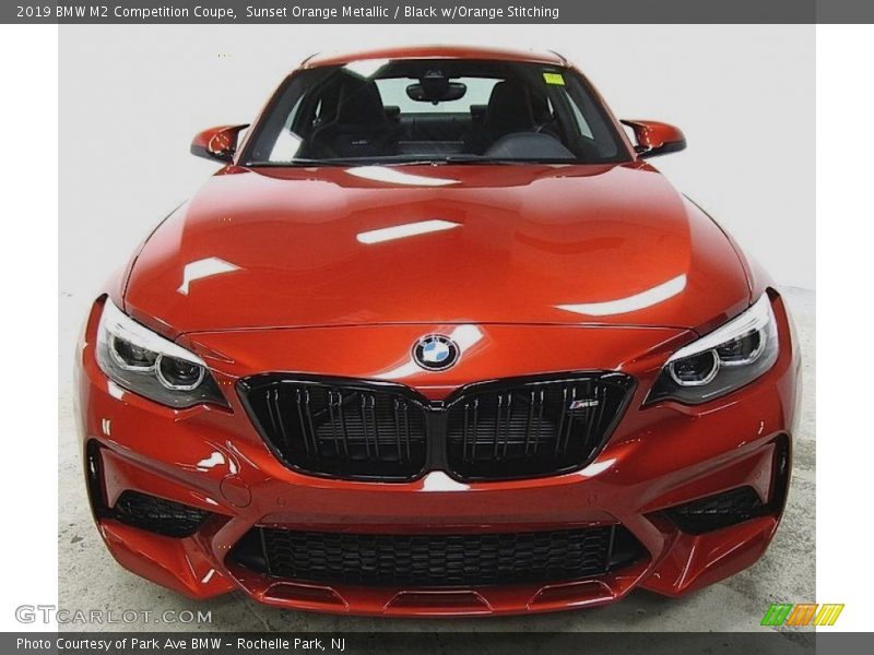 Sunset Orange Metallic / Black w/Orange Stitching 2019 BMW M2 Competition Coupe