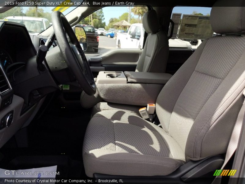 Blue Jeans / Earth Gray 2019 Ford F250 Super Duty XLT Crew Cab 4x4