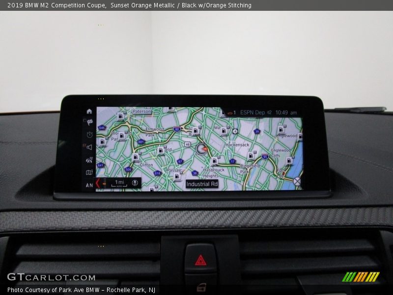 Navigation of 2019 M2 Competition Coupe