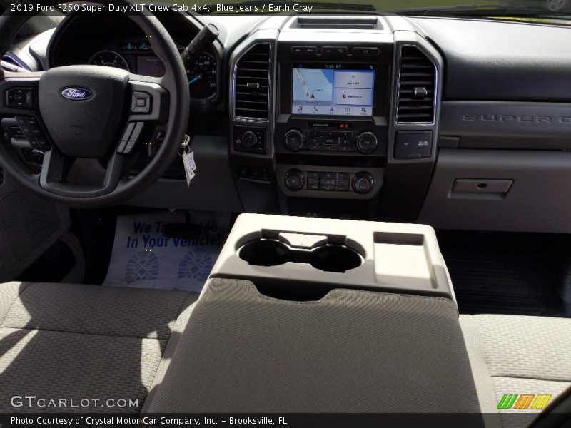 Blue Jeans / Earth Gray 2019 Ford F250 Super Duty XLT Crew Cab 4x4