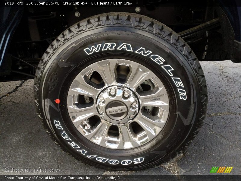 Blue Jeans / Earth Gray 2019 Ford F250 Super Duty XLT Crew Cab 4x4