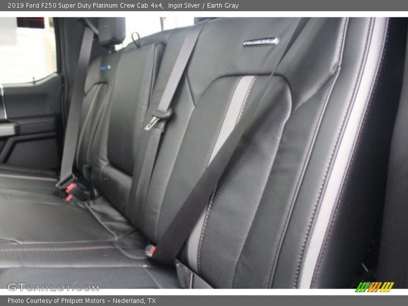 Ingot Silver / Earth Gray 2019 Ford F250 Super Duty Platinum Crew Cab 4x4