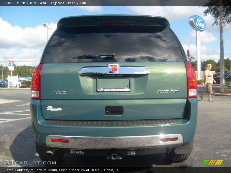 Cypress Green / Tan 2007 Saturn VUE V6 AWD