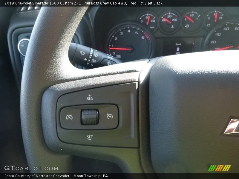 Red Hot / Jet Black 2019 Chevrolet Silverado 1500 Custom Z71 Trail Boss Crew Cab 4WD