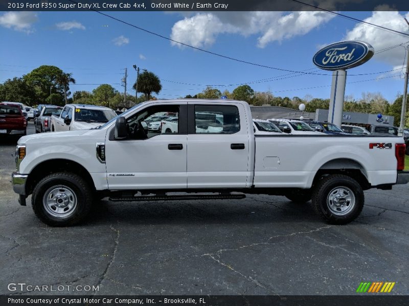 Oxford White / Earth Gray 2019 Ford F350 Super Duty XL Crew Cab 4x4