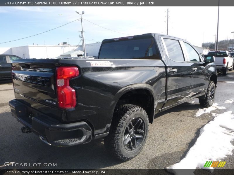 Black / Jet Black 2019 Chevrolet Silverado 1500 Custom Z71 Trail Boss Crew Cab 4WD