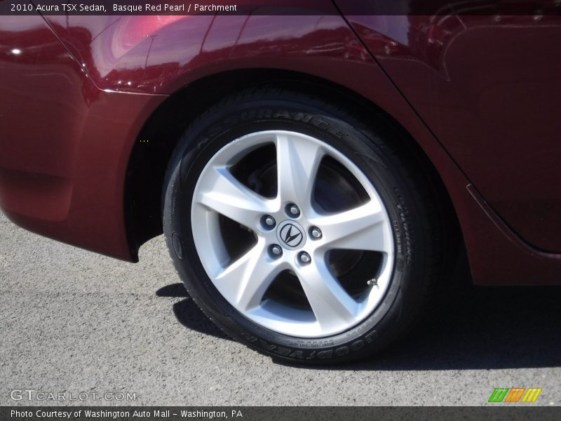 Basque Red Pearl / Parchment 2010 Acura TSX Sedan