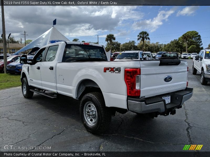 Oxford White / Earth Gray 2019 Ford F350 Super Duty XL Crew Cab 4x4