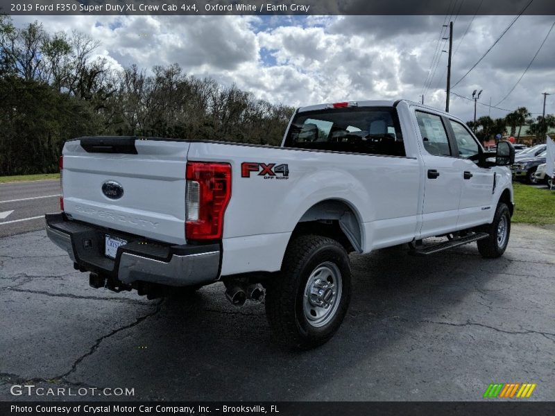 Oxford White / Earth Gray 2019 Ford F350 Super Duty XL Crew Cab 4x4