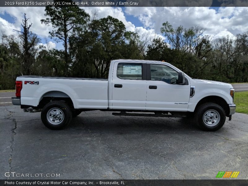 Oxford White / Earth Gray 2019 Ford F350 Super Duty XL Crew Cab 4x4