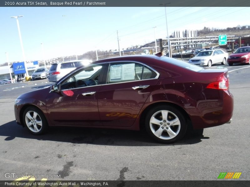 Basque Red Pearl / Parchment 2010 Acura TSX Sedan