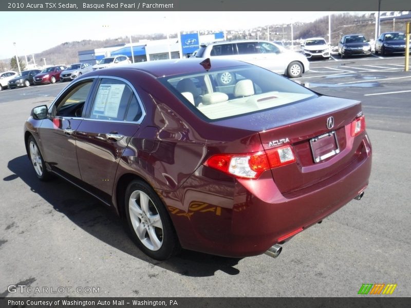 Basque Red Pearl / Parchment 2010 Acura TSX Sedan