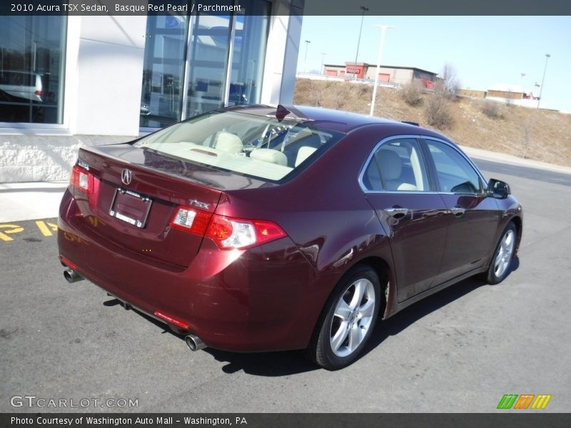 Basque Red Pearl / Parchment 2010 Acura TSX Sedan