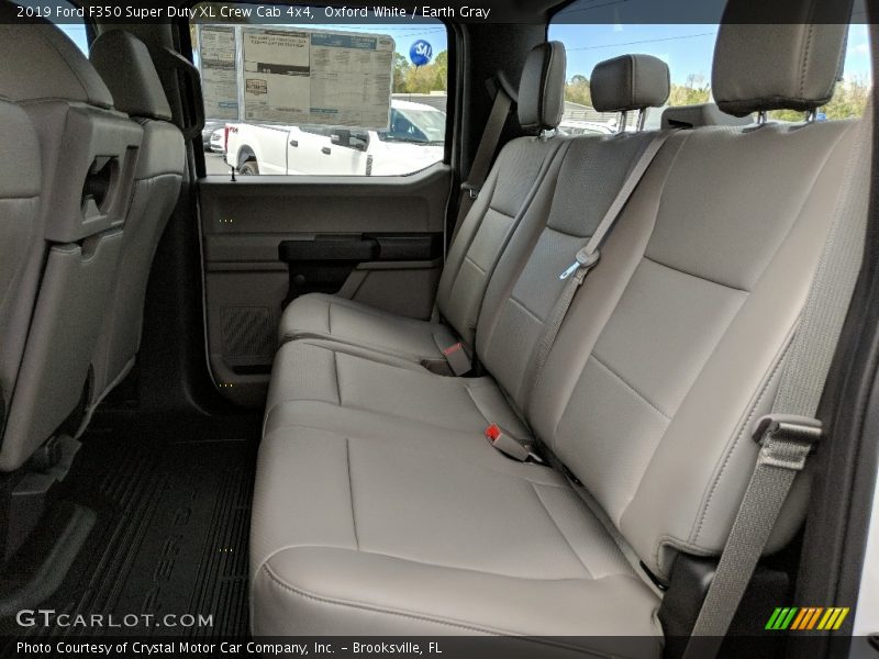 Oxford White / Earth Gray 2019 Ford F350 Super Duty XL Crew Cab 4x4