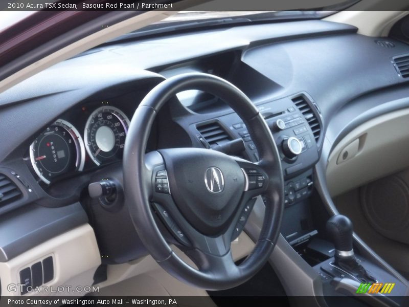 Basque Red Pearl / Parchment 2010 Acura TSX Sedan