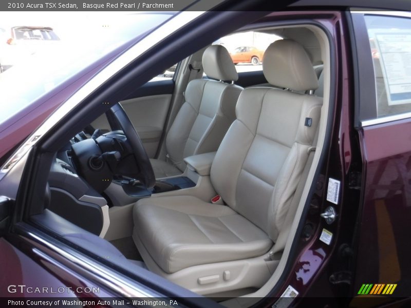 Basque Red Pearl / Parchment 2010 Acura TSX Sedan