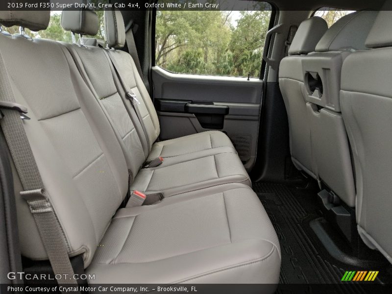 Oxford White / Earth Gray 2019 Ford F350 Super Duty XL Crew Cab 4x4