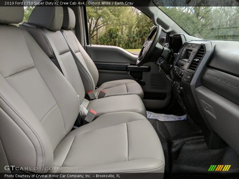 Oxford White / Earth Gray 2019 Ford F350 Super Duty XL Crew Cab 4x4