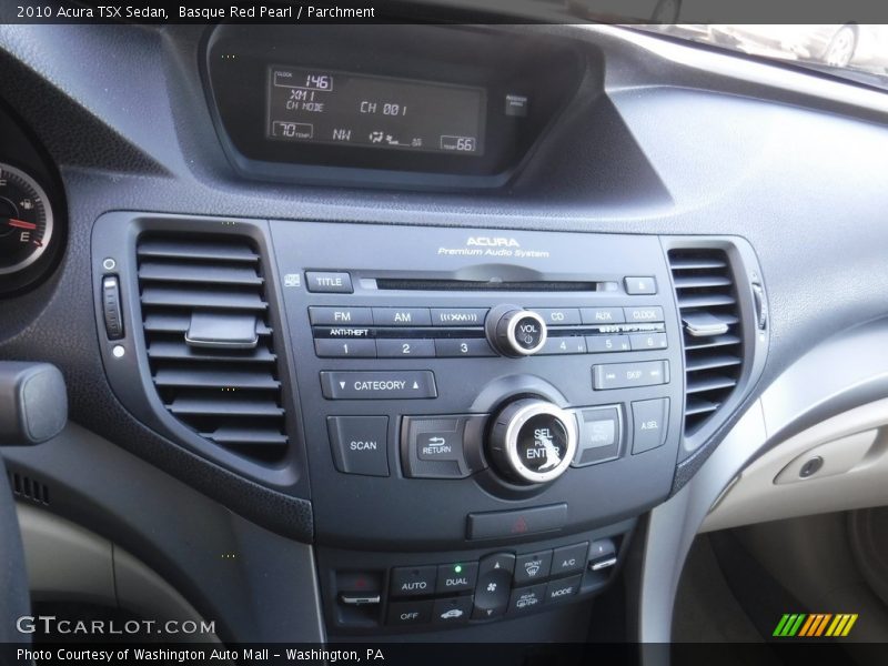 Basque Red Pearl / Parchment 2010 Acura TSX Sedan