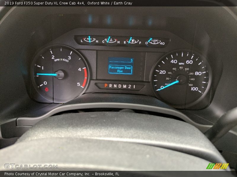 Oxford White / Earth Gray 2019 Ford F350 Super Duty XL Crew Cab 4x4