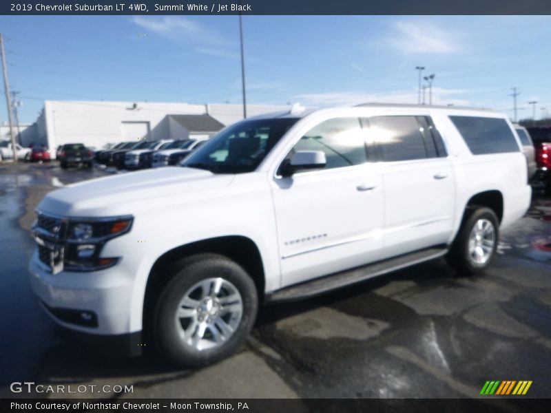 Summit White / Jet Black 2019 Chevrolet Suburban LT 4WD