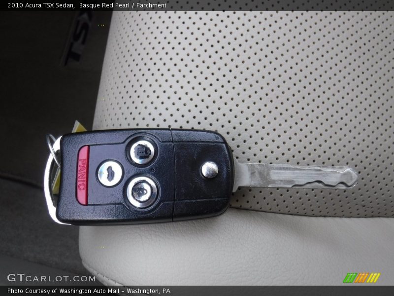 Basque Red Pearl / Parchment 2010 Acura TSX Sedan