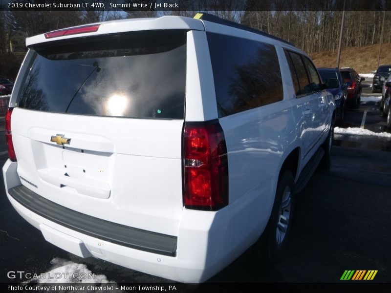 Summit White / Jet Black 2019 Chevrolet Suburban LT 4WD