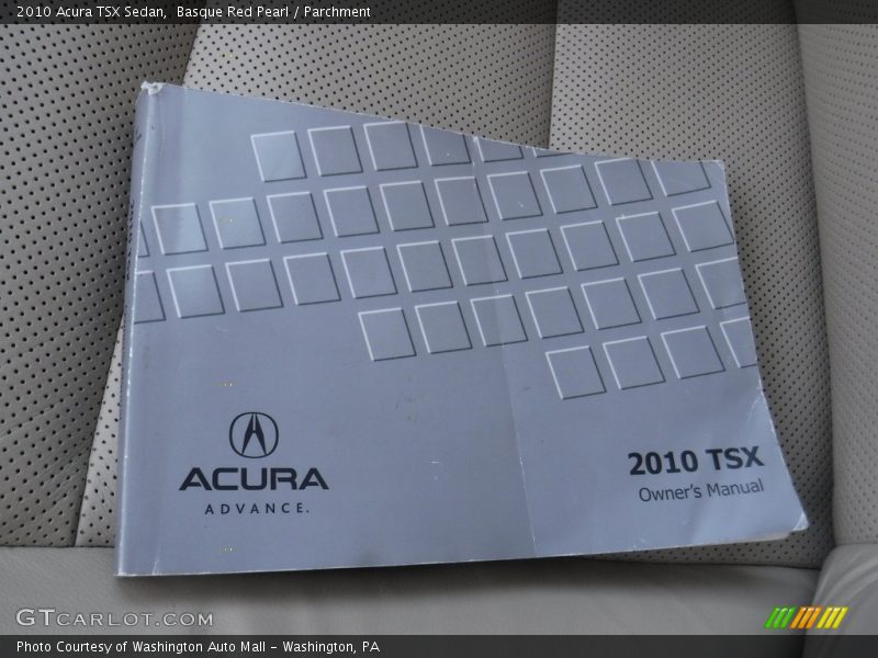 Basque Red Pearl / Parchment 2010 Acura TSX Sedan