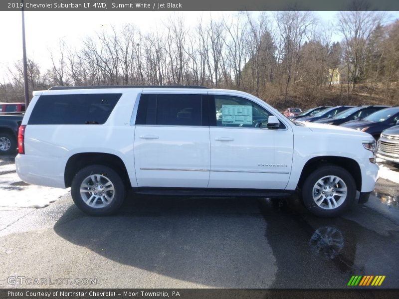 Summit White / Jet Black 2019 Chevrolet Suburban LT 4WD