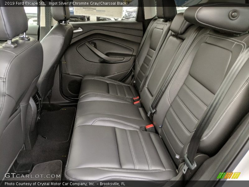 Ingot Silver / Chromite Gray/Charcoal Black 2019 Ford Escape SEL