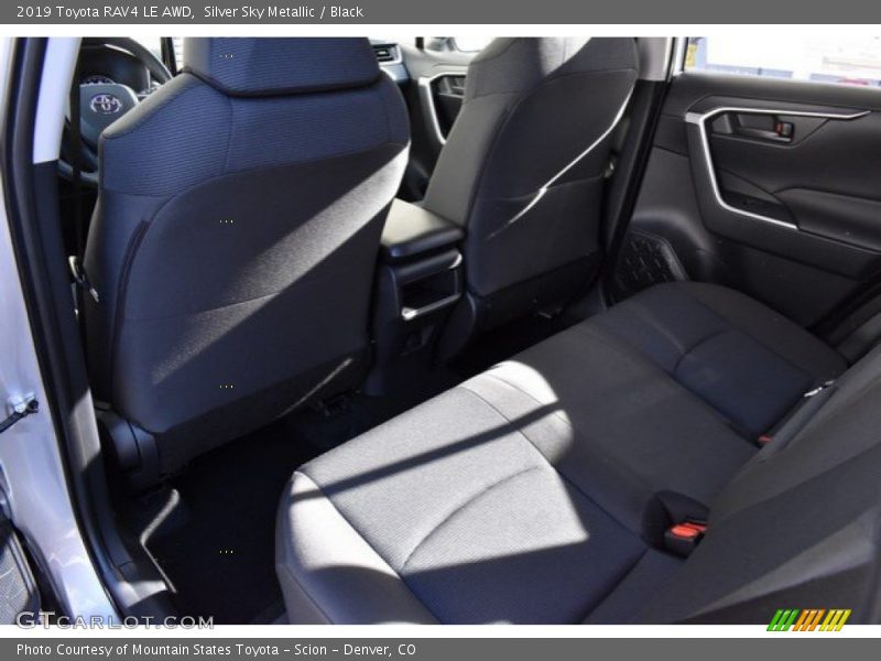 Silver Sky Metallic / Black 2019 Toyota RAV4 LE AWD