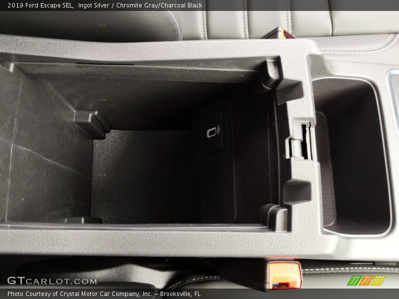 Ingot Silver / Chromite Gray/Charcoal Black 2019 Ford Escape SEL