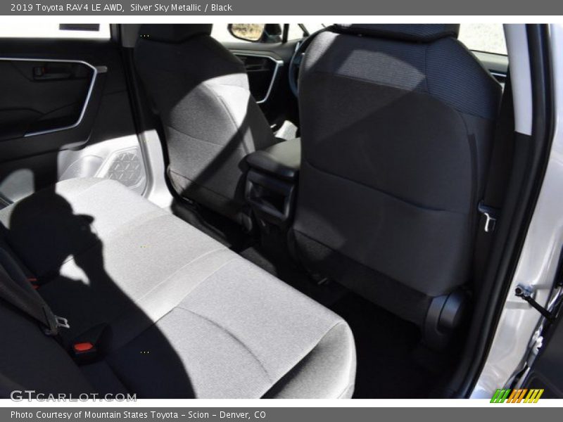 Silver Sky Metallic / Black 2019 Toyota RAV4 LE AWD