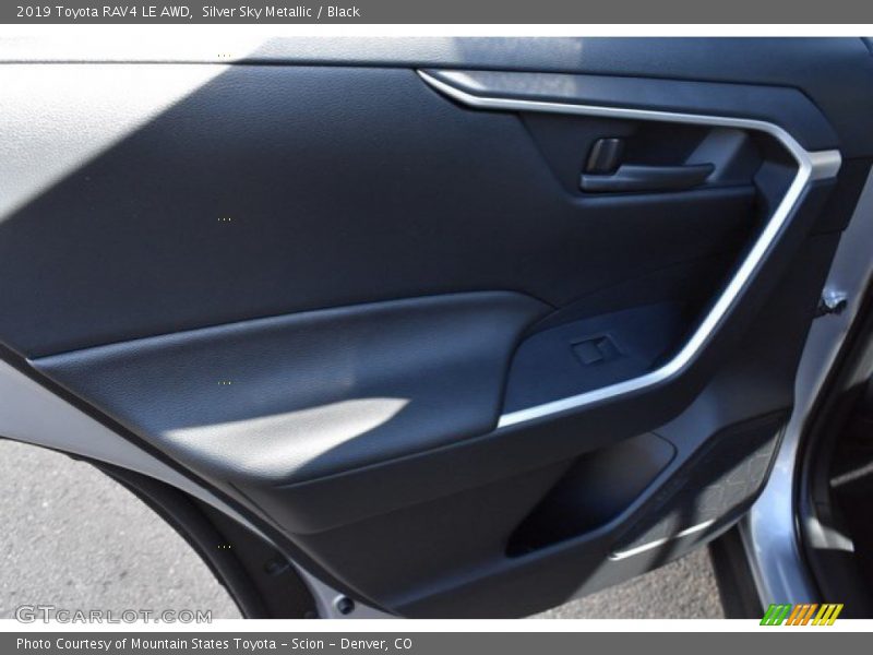Silver Sky Metallic / Black 2019 Toyota RAV4 LE AWD
