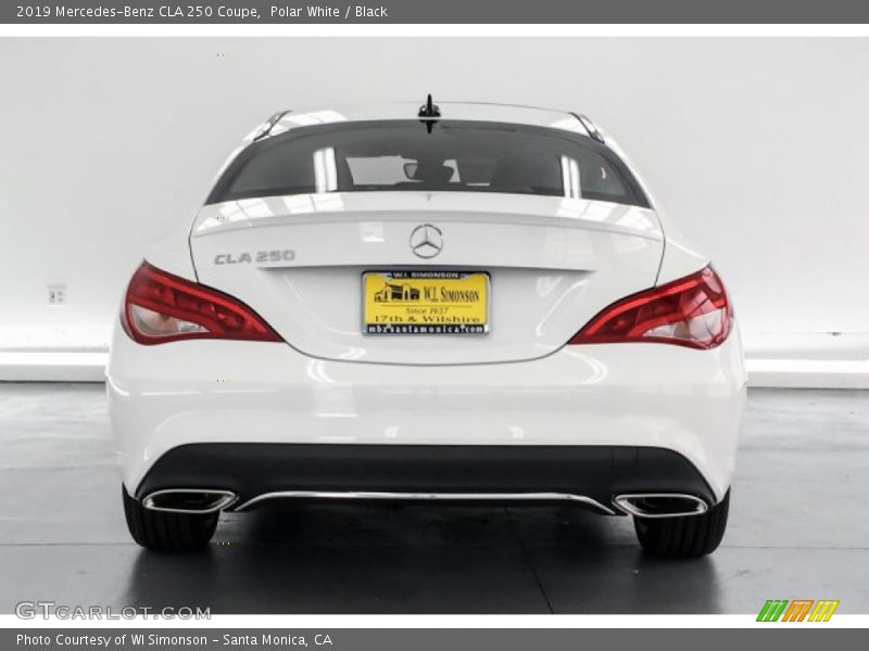 Polar White / Black 2019 Mercedes-Benz CLA 250 Coupe