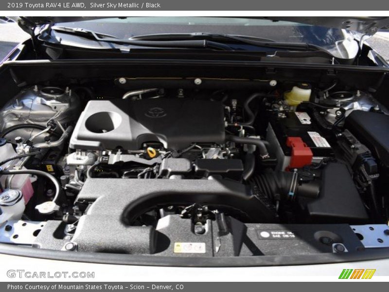 Silver Sky Metallic / Black 2019 Toyota RAV4 LE AWD