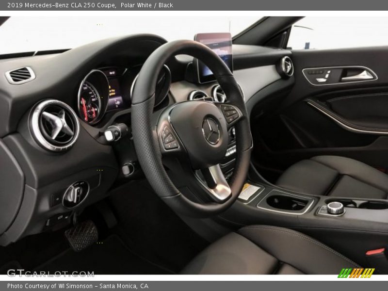 Polar White / Black 2019 Mercedes-Benz CLA 250 Coupe
